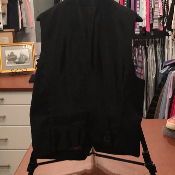 Inc. Vest. Grey flannel check. Large 44R. Like new - Picture 3 of 3